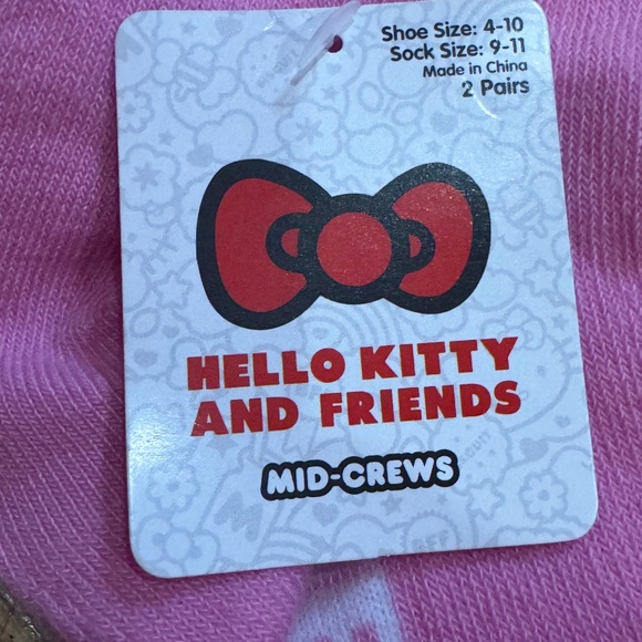 NWT NEW HELLO KITTY & FRIENDS SOCKS - Picture 3 of 4
